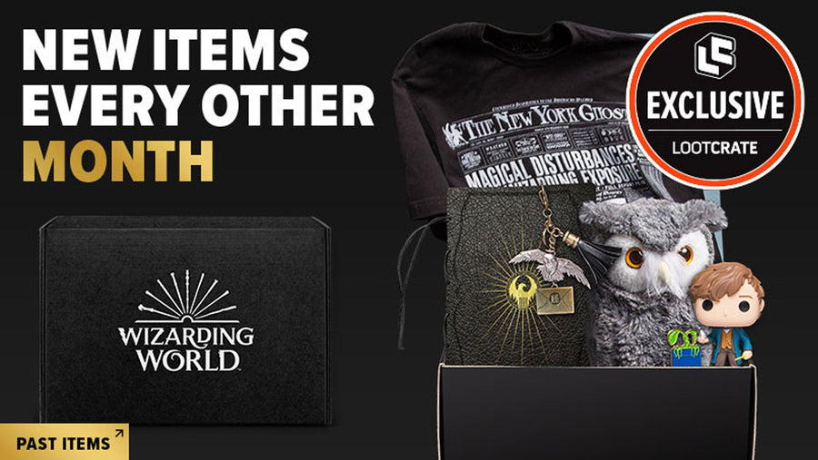 A bimonthly subscription box of exclusive Wizarding World collectibles and more