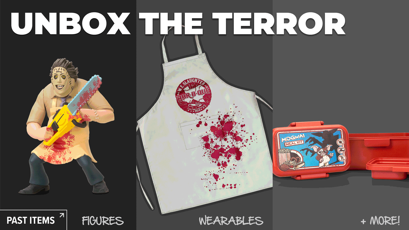 loot gear Horror Movie Collectibles & Gear Subscription Box