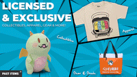 Licensed & exclusive anime collectibles, apparel, gear and more!