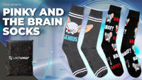 LOOT SOCKS: Pinky and the Brain Socks